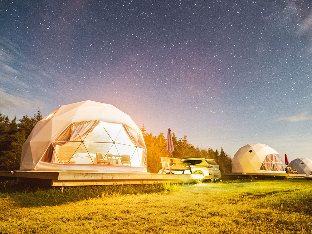 glamping, 