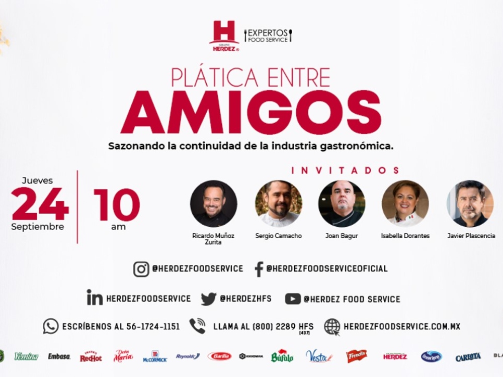 WEBINAR | Plática entre amigos: sazonando la continuidad de la industria gastronómica